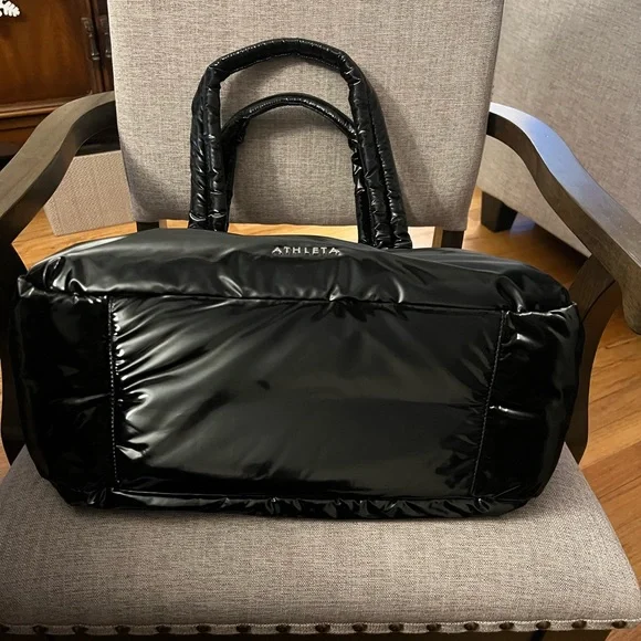 Athleta Shiny Puffer Tote Bag - Picture 2 of 10